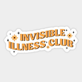 invisible illness club - chronic illness - Disability Awareness Sticker